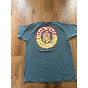Star Wars Since 1977 Graphic Tee Mens Large Blue Vintage Style